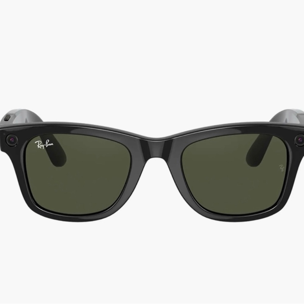 Ray-Ban Stories - Matte Black Sunglasses w. Dark Grey Lenses